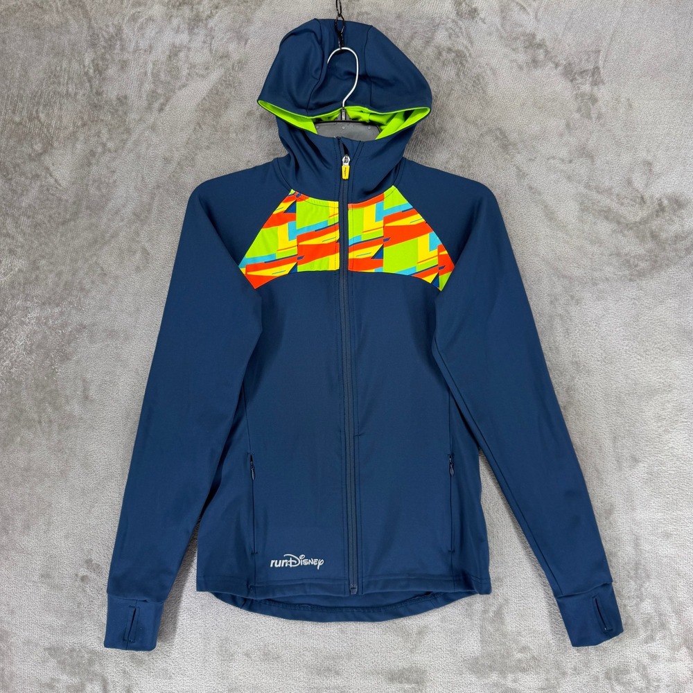 Disney Jacket Women XS Disneyland Half Marathon 2025 Navy Blue runDisney EUC